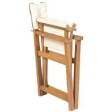 VidaXL Regisseursstoel inklapbaar massief teakhout