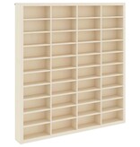 VidaXL Muurdisplaykast met plank Beige 40 x 4,5 x 43 cm Bewerkt hout