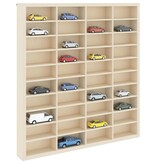 VidaXL Muurdisplaykast met plank Beige 40 x 4,5 x 43 cm Bewerkt hout