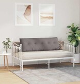 VidaXL Rugkussen Taupe 140 x 19 x 50 cm Stof