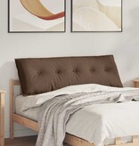 VidaXL Rugkussen Bruin 140 x 19 x 50 cm Stof