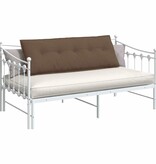 VidaXL Rugkussen Bruin 140 x 19 x 50 cm Stof