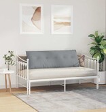 VidaXL Rugkussen Lichtgrijs 140 x 19 x 50 cm Stof