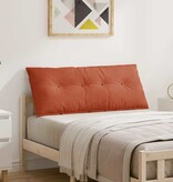 VidaXL Rugkussen Rood-oranje 120 x 50 cm Cordstof