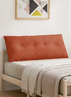 VidaXL Rugkussen Rood-oranje 120 x 50 cm Cordstof