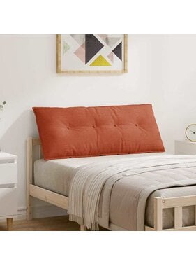 VidaXL Rugkussen Rood-oranje 120 x 50 cm Cordstof