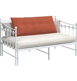 VidaXL Rugkussen Rood-oranje 120 x 50 cm Cordstof