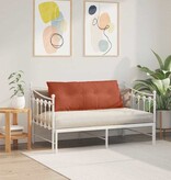 VidaXL Rugkussen Rood-oranje 120 x 50 cm Cordstof