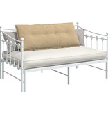 VidaXL Rugkussen Grijs groen 120 x 50 cm Cordstof