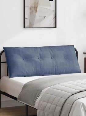 VidaXL Rugkussen Blauw 120 x 50 cm Cordstof