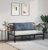 VidaXL Rugkussen Blauw 120 x 50 cm Cordstof