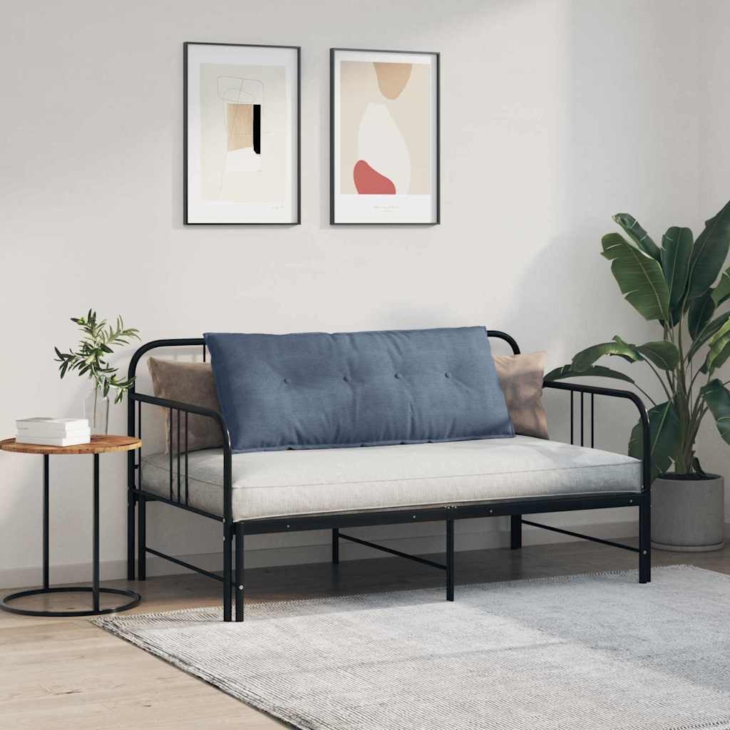 VidaXL Rugkussen Blauw 120 x 50 cm Cordstof