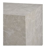 House Nordic ApS Praagse salontafelset - Beige, marmerlook, MDF, decorpapier, set van 2