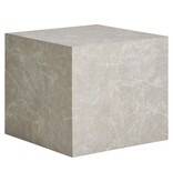 House Nordic ApS Praagse salontafelset - Beige, marmerlook, MDF, decorpapier, set van 2