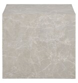 House Nordic ApS Praagse salontafelset - Beige, marmerlook, MDF, decorpapier, set van 2