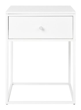 House Nordic ApS Vita Bijzettafel - wit, staal, 40x40x55cm