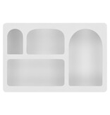 House Nordic ApS Bryne Wandplank - Wit, Geverfd hout, 40x13x60cm