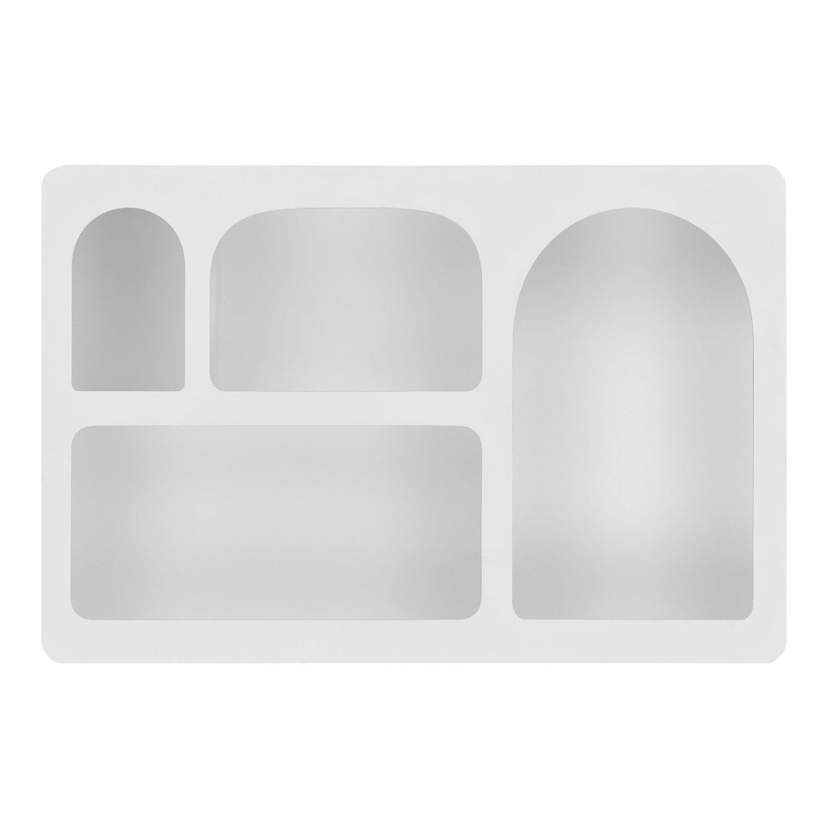 House Nordic ApS Bryne Wandplank - Wit, Geverfd hout, 40x13x60cm