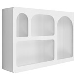 House Nordic ApS Bryne Wandplank - Wit, Geverfd hout, 40x13x60cm