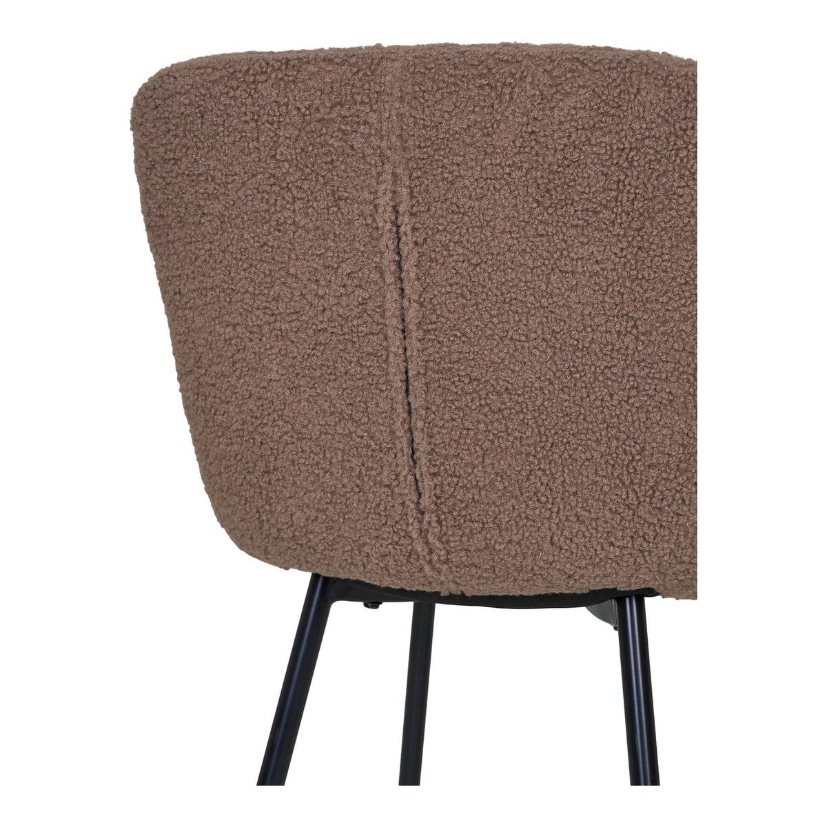 House Nordic ApS Halden Eetkamerstoel - Donkerbruin, 48x38cm - Set van 2