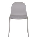 House Nordic ApS Madalena Eetkamerstoel - Lichtgrijs, 48x42cm - Set van 2