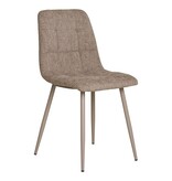 House Nordic ApS Middelfart Eetkamerstoel - Grijs, 50x38cm - Set van 2