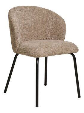 House Nordic ApS Safira Eetkamerstoel - Beige, 58x56x79cm - Set van 2