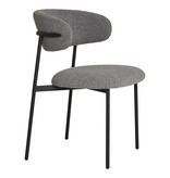 House Nordic ApS Mira Eetkamerstoel - Lichtgrijs, 59x55x79,5cm - Set van 2