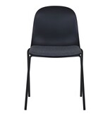 House Nordic ApS Madalena Eetkamerstoel - Zwart, 53x50x85cm - Set van 2