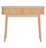 House Nordic ApS Nikko Consoletafel - Natuurlijk, MDF/Genen, 100x30x80,5 cm