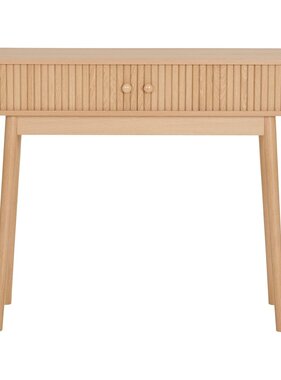 House Nordic ApS Nikko Consoletafel - Natuurlijk, MDF/Genen, 100x30x80,5 cm