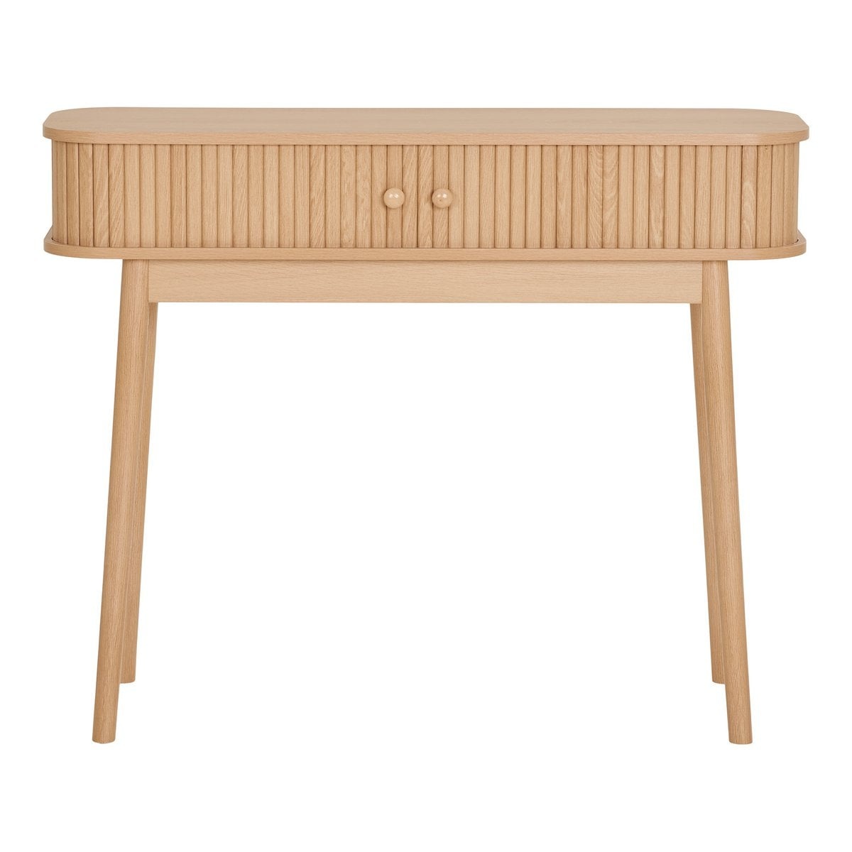 House Nordic ApS Nikko Consoletafel - Natuurlijk, MDF/Genen, 100x30x80,5 cm