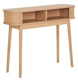 House Nordic ApS Nikko Consoletafel - Natuurlijk, MDF/Genen, 100x30x80,5 cm