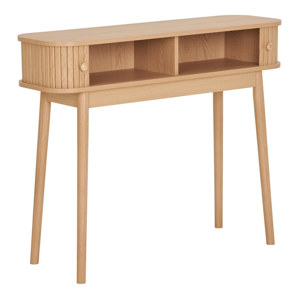 House Nordic ApS Nikko Consoletafel - Natuurlijk, MDF/Genen, 100x30x80,5 cm