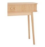 House Nordic ApS Nikko Consoletafel - Natuurlijk, MDF/Genen, 100x30x80,5 cm