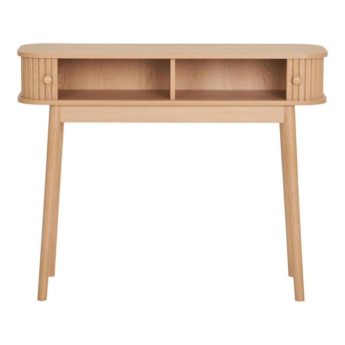 House Nordic ApS Nikko Consoletafel - Natuurlijk, MDF/Genen, 100x30x80,5 cm