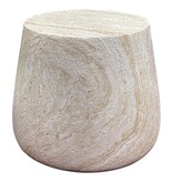 House Nordic ApS Bonn -bijzettafel - Natural, Fiberclay, Ø47.5x41 cm