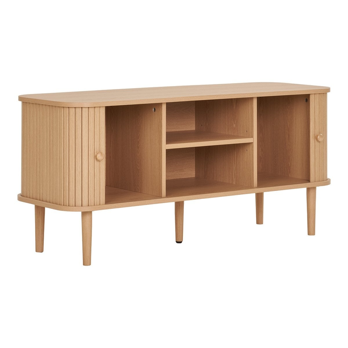 House Nordic ApS Nikko TV-meubel - Naturel, MDF/Genen, 113x40x51,5 cm