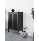 House Nordic ApS Melbourne Vitrinekast - Staal, Zwart - 80x40x120 cm