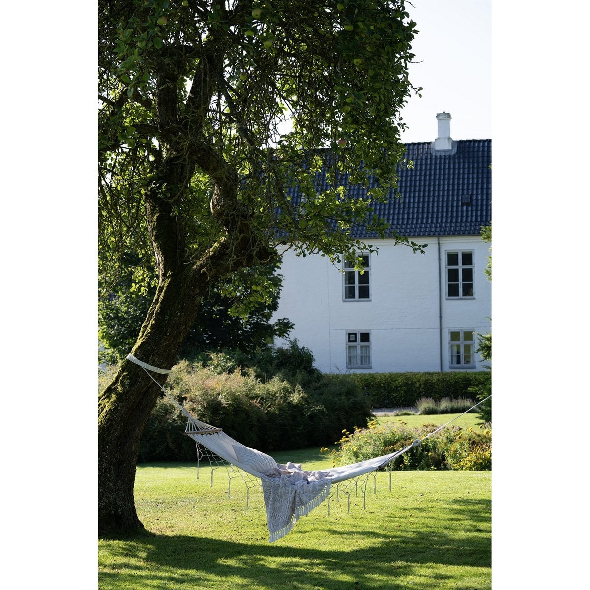 House Nordic ApS Edessa hangmat - gebroken wit, polyester/katoen/lariks
