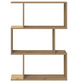 VidaXL Kamerscherm / boekenkast 3-laags 70x24x97 cm hout artisanaal