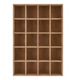 House Nordic ApS Moss Wandplank - Natuurlijk bruin, grenenhout, 44x10x63cm