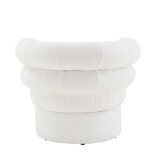 SalesFever Fauteuil bouclé stof wit