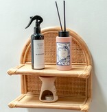 Soeji Rotan Wandplank 30x30 cm | Hangend plankje TIASA beige