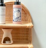 Soeji Rotan Wandplank 30x30 cm | Hangend plankje TIASA beige