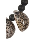 Pole To Pole K34 zwarte tijger octo ketting l