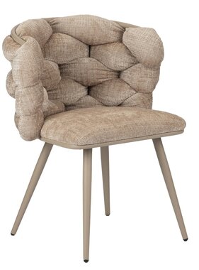 Pole To Pole Rock stoelcrème (set van 2)