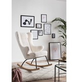 SalesFever Witte schommelstoel van teddybont