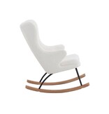 SalesFever Witte schommelstoel van teddybont