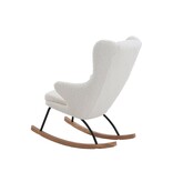 SalesFever Witte schommelstoel van teddybont
